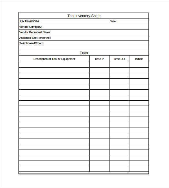 tools inventory template Boat.jeremyeaton.co tools inventory template Boat.jeremyeaton.co