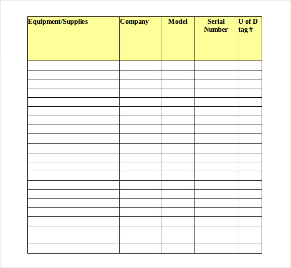 16+ Tool Inventory Templates – Free Sample, Example, Format 16+ Tool Inventory Templates – Free Sample, Example, Format