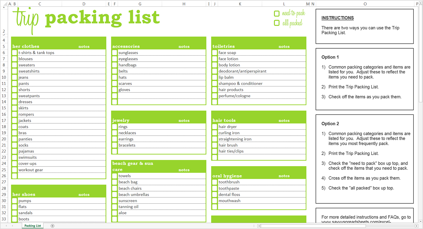 travel packing checklist template April.onthemarch.co travel packing checklist template April.onthemarch.co
