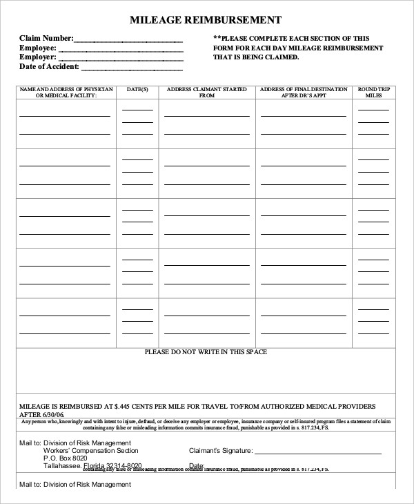Free Expense Reimbursement Form for Excel Free Expense Reimbursement Form for Excel