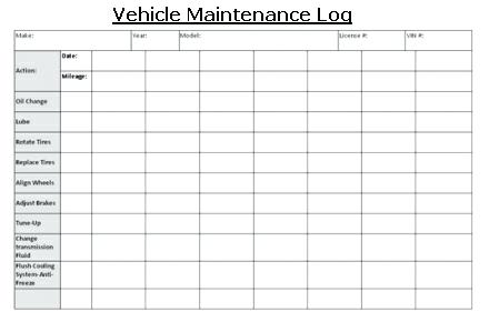 truck maintenance log book April.onthemarch.co truck maintenance log book April.onthemarch.co
