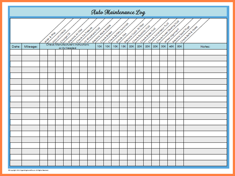 Vehicle Maintenance Log 7+ Free PDF, Excel Documents Download Vehicle Maintenance Log 7+ Free PDF, Excel Documents Download