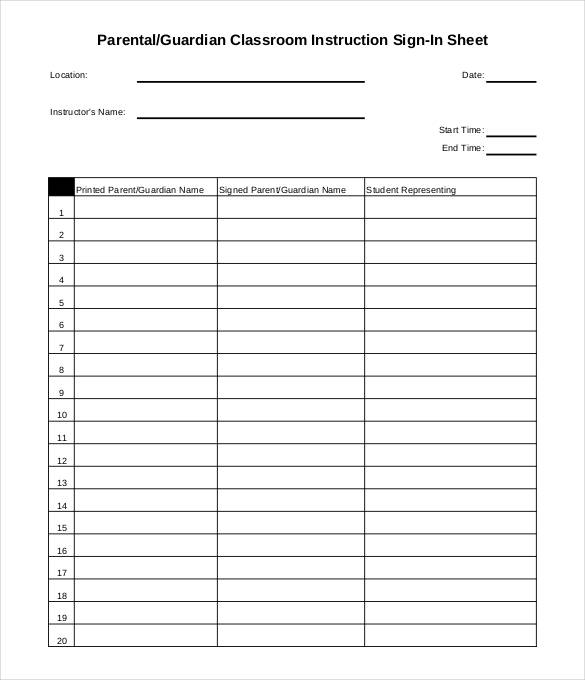 daily sign in sheet template Kleo.beachfix.co daily sign in sheet template Kleo.beachfix.co