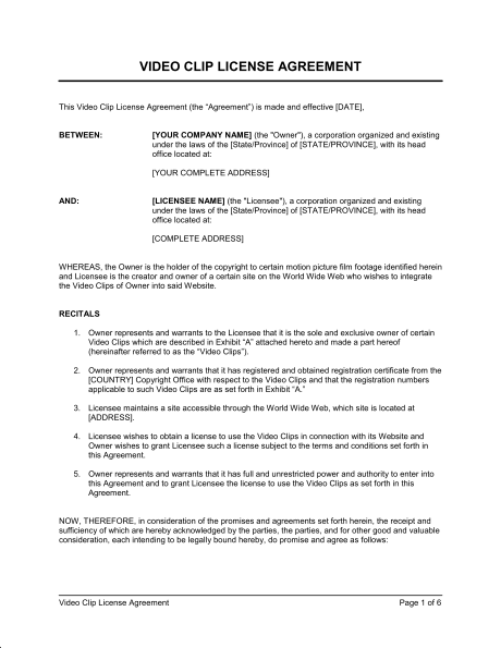 videography contract templates Kleo.beachfix.co videography contract templates Kleo.beachfix.co