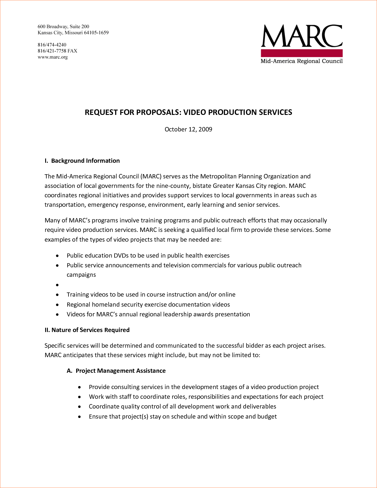 8+ video proposal template | Procedure Template Sample 8+ video proposal template | Procedure Template Sample