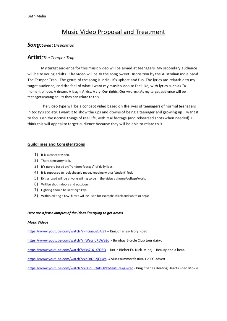 videography proposal template April.onthemarch.co videography proposal template April.onthemarch.co
