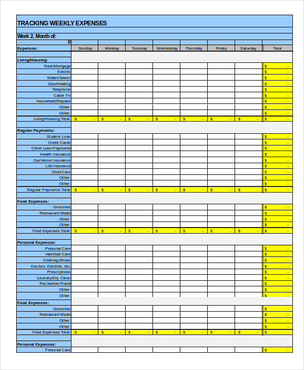 Expense Report Template 11+ Free Sample, Example, Format | Free Expense Report Template 11+ Free Sample, Example, Format | Free