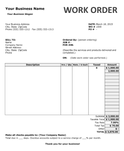 Work Order Request Form Templates Fillable & Printable Samples Work Order Request Form Templates Fillable & Printable Samples