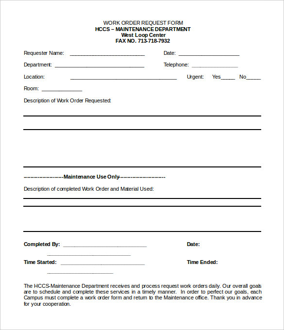 work order template word Boat.jeremyeaton.co work order template word Boat.jeremyeaton.co