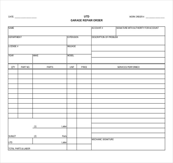 work order template free download Tier.brianhenry.co work order template free download Tier.brianhenry.co
