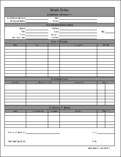 Free Work Order Invoice Template | Excel | PDF | Word (.doc) Free Work Order Invoice Template | Excel | PDF | Word (.doc)