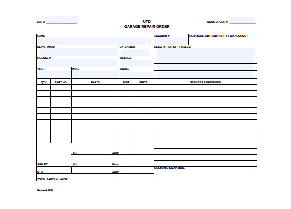 work order template free Tier.brianhenry.co work order template free Tier.brianhenry.co