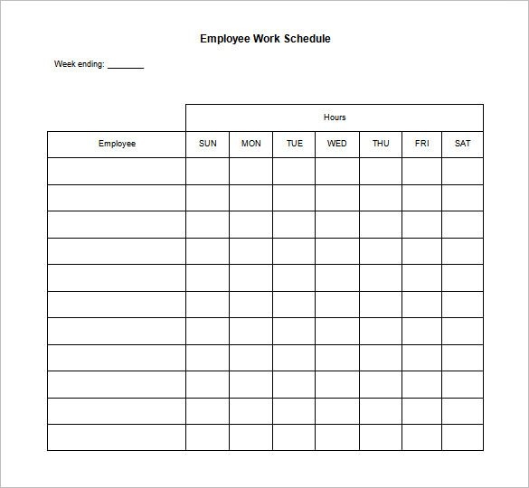weekly work schedule template Gecce.tackletarts.co weekly work schedule template Gecce.tackletarts.co