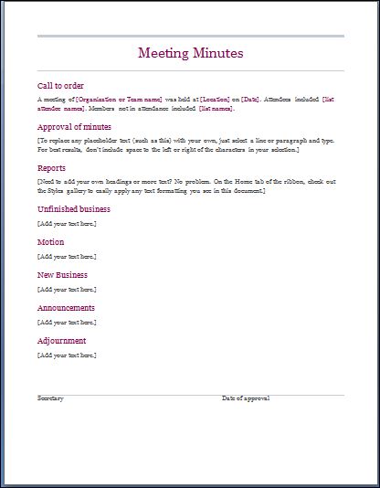 Business meeting templates minute new 3 essential likewise minutes Business meeting templates minute new 3 essential likewise minutes