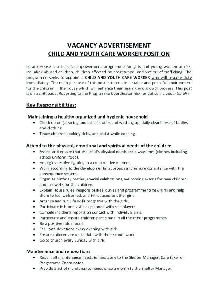 daycare worker job description Kleo.beachfix.co daycare worker job description Kleo.beachfix.co