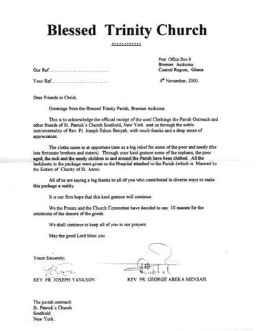 church donation letter Kleo.beachfix.co church donation letter Kleo.beachfix.co