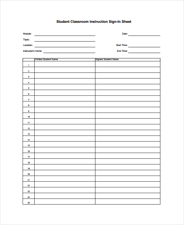 student sign in sheets Kleo.beachfix.co student sign in sheets Kleo.beachfix.co