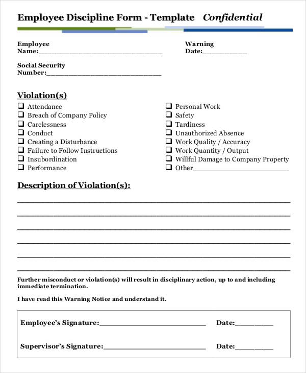 Employee Write Up Form 6+ Free Word, PDF Documents Download Employee Write Up Form 6+ Free Word, PDF Documents Download