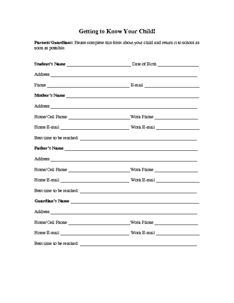 student contact form template family information form template student contact form template family information form template