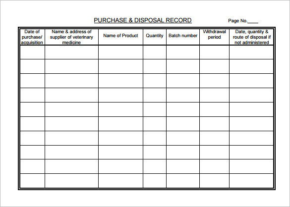 Medical Records Template | printable year calendar Medical Records Template | printable year calendar