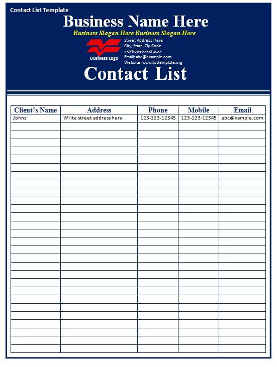 sample contact sheet templates sample contact sheet templates