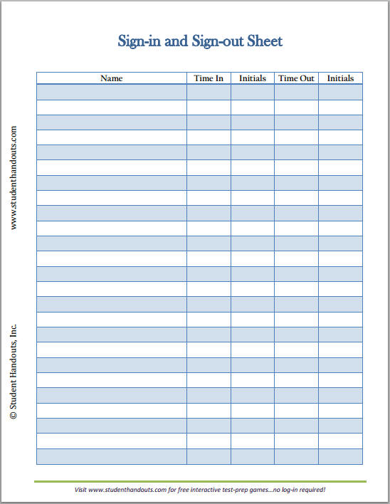 sign out sheet template excel sign out sheet template excel