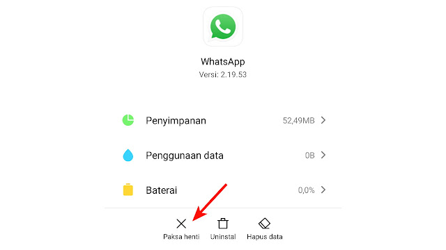 Paksa Henti Whatsapp